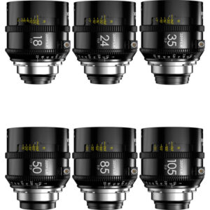 Kit 6 Lentes DZOFilm Vespid2 T1.9 Prime (ARRI PL)