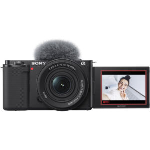 Camera Sony ZV-E10 Mirrorless com Lente 16-50mm f/3.5-5.6 II
