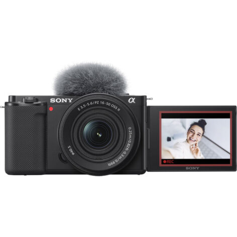 Camera Sony ZV-E10 Mirrorless com Lente 16-50mm f/3.5-5.6 II