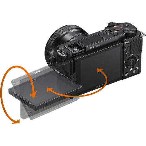 Camera Sony ZV-E10 Mirrorless com Lente 16-50mm f/3.5-5.6 II